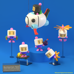 Jun Chikuma - Bomberman Hero (Original Video Game Soundtrack) [New 2x 12-inch Pink & Blue Vinyl LP]