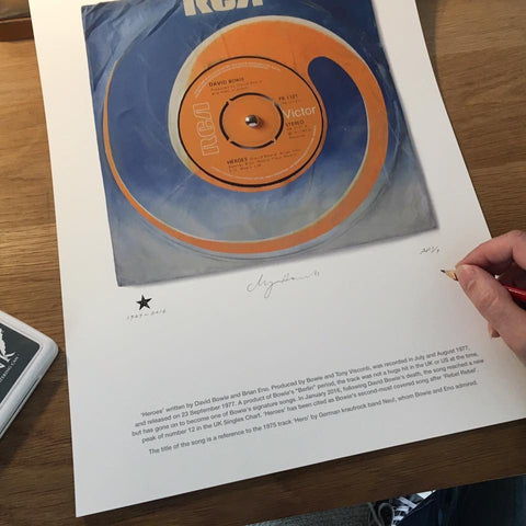 “Space Oddity” - David Bowie (Limited Edition Print by Morgan Howell)