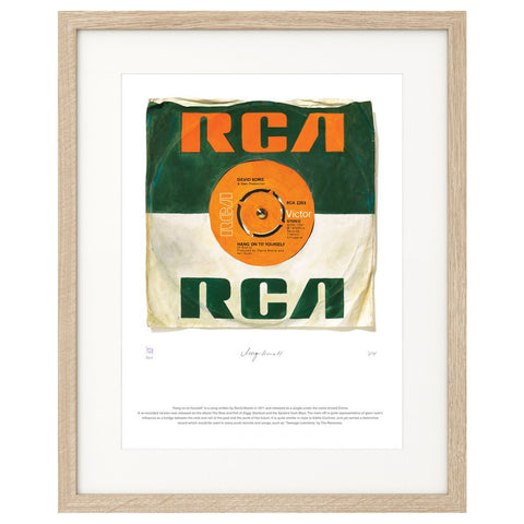 “Hang On To Yourself” - David Bowie (Limited Edition Print by Morgan Howell)