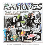 "Never Mind The Punk 45” - Ramones - The Blitzkrieg Bop Décollage (Limited Edition Print Signed by Mal-One)
