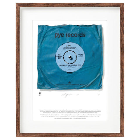 "Pictures of Matchstick Men'' by Status Quo (Print by Morgan Howell)