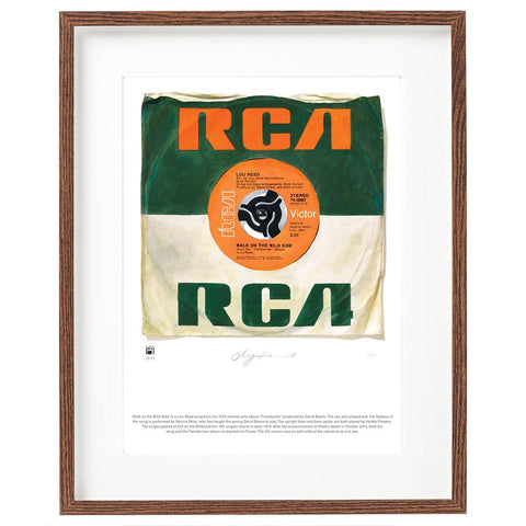 "Walk On The Wild Side'' by Lou Reed (Print by Morgan Howell)