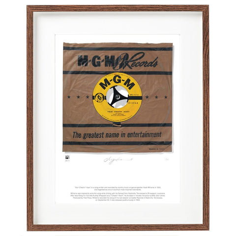 "Your Cheatin'' Heart'' by Hank Williams (Print by Morgan Howell)