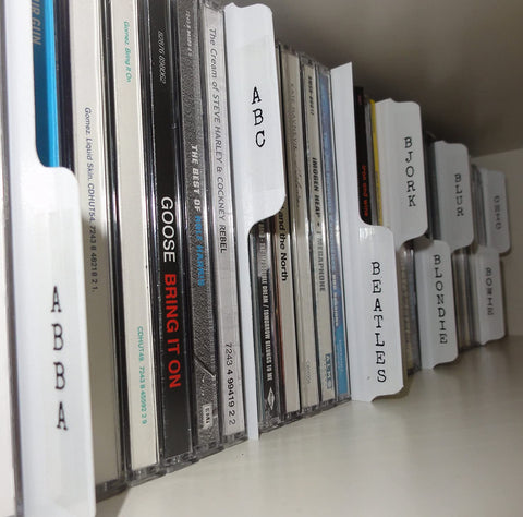 Vinyl Guru CD Collection Dividers (Horizontal)